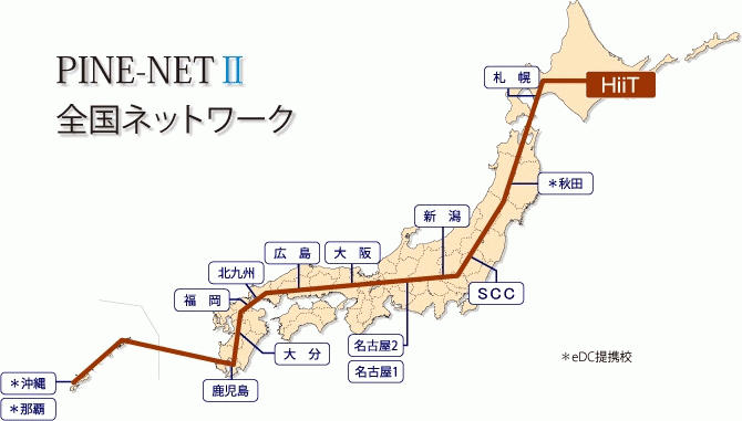 PINE-NET2全国ネットワーク